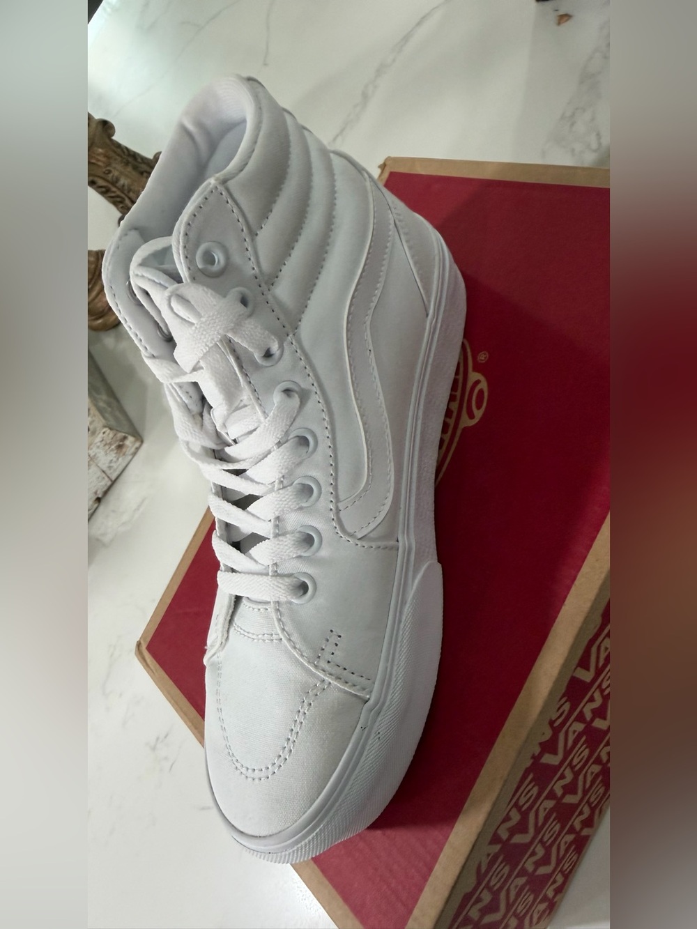 Vans White Women's High-Top Sneaker